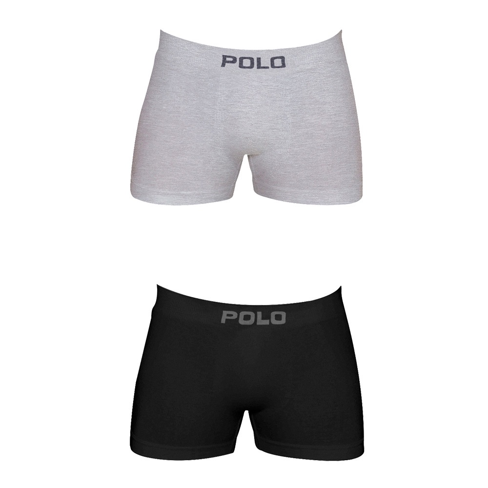 Kit Com 2 Cuecas Boxer Box Polo 781 Algodão Sortido em Oferta na Shopee