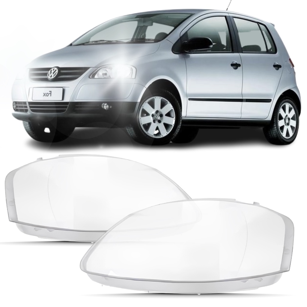 Lente Farol Fox Crossfox 2006 2007 2008 2009 2010 Foco Duplo em Oferta na Shopee