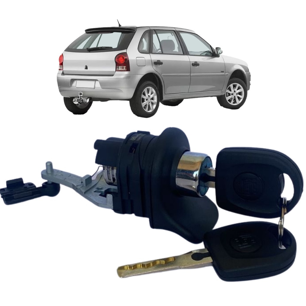 Maçaneta Externa Porta Mala Gol G4 2006 Mecânica Com Chave