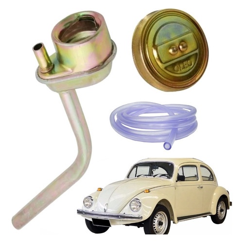 Tubo Respiro Oleo Motor + Tampa + Mangueira Fusca em Oferta na Shopee