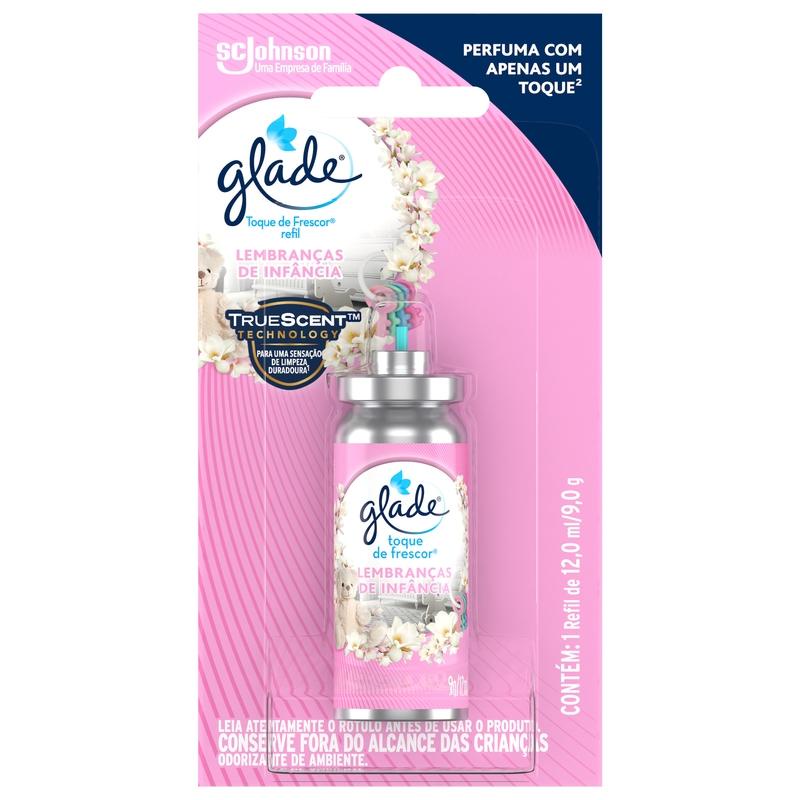 Odorizador de Ambiente Glade Lembranças de Infância Toque de Frescor 12ml Refil em Oferta na Shopee