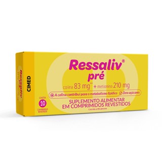Ressaliv Pré Suplemento Alimentar 10 comprimidos revestidos