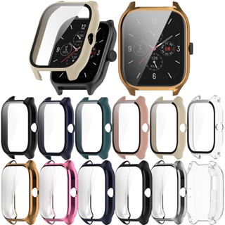 Capa Protetora Completa TPU Para Huami Amazfit GTS 4 Protetor De Tela De Vidro PC De Concha Dura