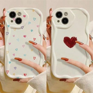 Caixa Para Telefone Xiaomi Redmi Nota 12 4G 10 11 12S 10S 11S 10T 11T 8 9 POCO M3 M4 Pro Plus 5G Love Heart Wavy Textura De Silicone Macia À Prova De Choque