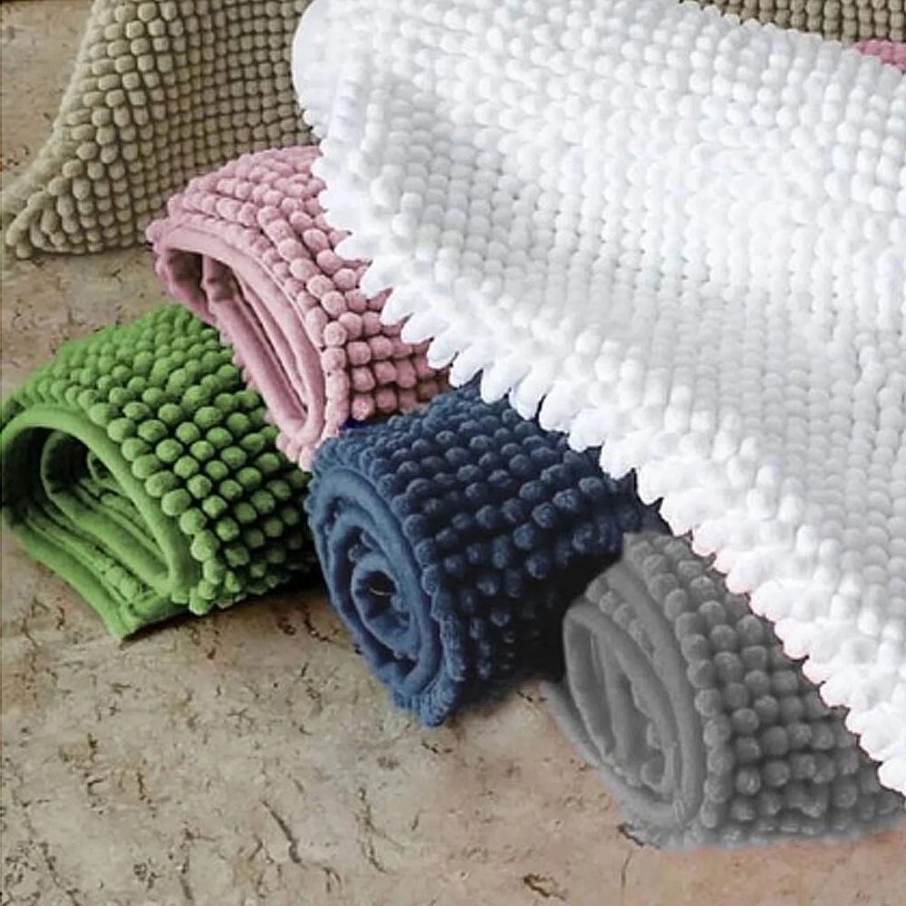 Tapete Passadeira Antiderrapante Absorvente Macarrao Bolinha de Microfibra - 50x100cm — imagem 1