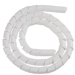 Organizador de Fios Espiral 1/2 Pol Branco 1 Metro TRAMONTINA