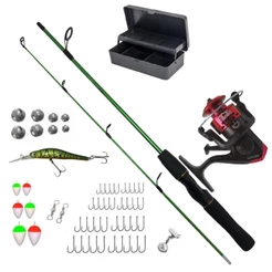 Kit De Pesca Vara 1,20m c/ Molinete + Acessórios e Estojo