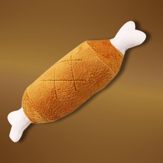 Brinquedo Pet Carne Coxinha de Pelúcia para Cachorro Mordedor Divertido com Som Apito em Oferta na Shopee