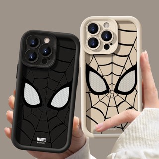 Estojo De Moda Maravilha Frio Marvel Homem-Aranha Silicone Macio Espessado Para IPhone 11 12 13 14 15 Pro Max 7 8 Plus X XS XR Proteção Total Anti-Queda