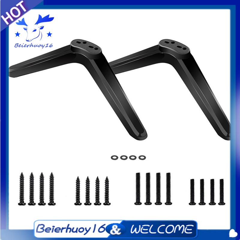 = beierhuoy16 Suporte Para Pernas De TV TCL 28 32 40 43 49 50 55 65 Polegadas , Roku , 28D2700 32S321 Com Parafusos Fácil Instalação De Usar