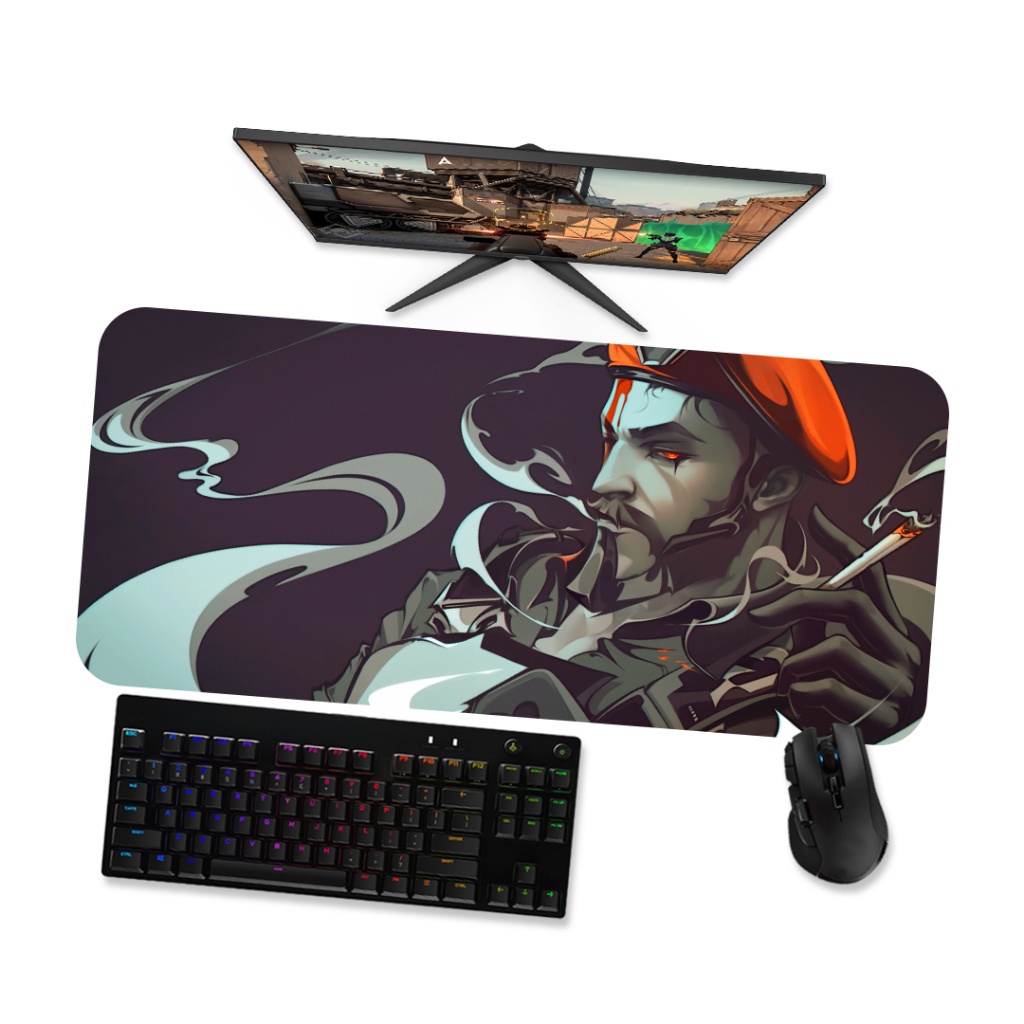 Mouse pad Gamer - VALORANT - BRIMSTONE 3 - Mousepad Grande 90x40 80x40 60x40 70x30