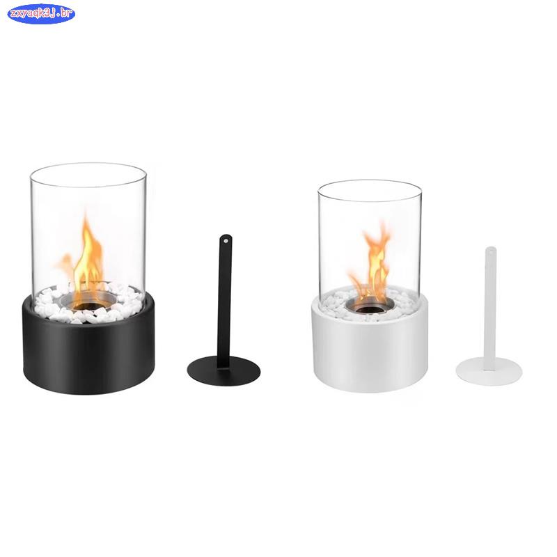 Pequena Tigela De Fogo De Mesa , Mini Lareira Portátil Com Álcool Interior , Limpeza Sem Fumaça