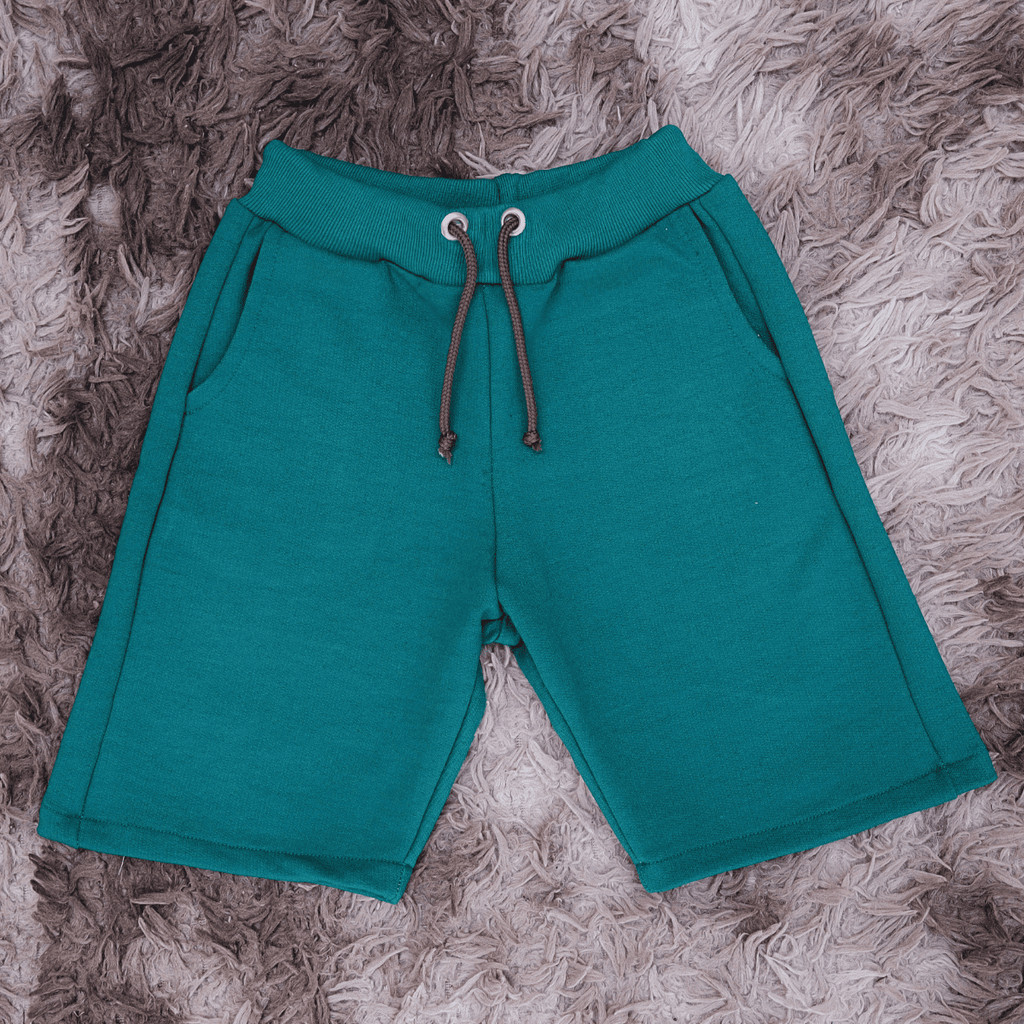 Bermuda Moletom Moletinho sem Flanela Masculino Ilhós Antiferrugem Infantil Juvenil