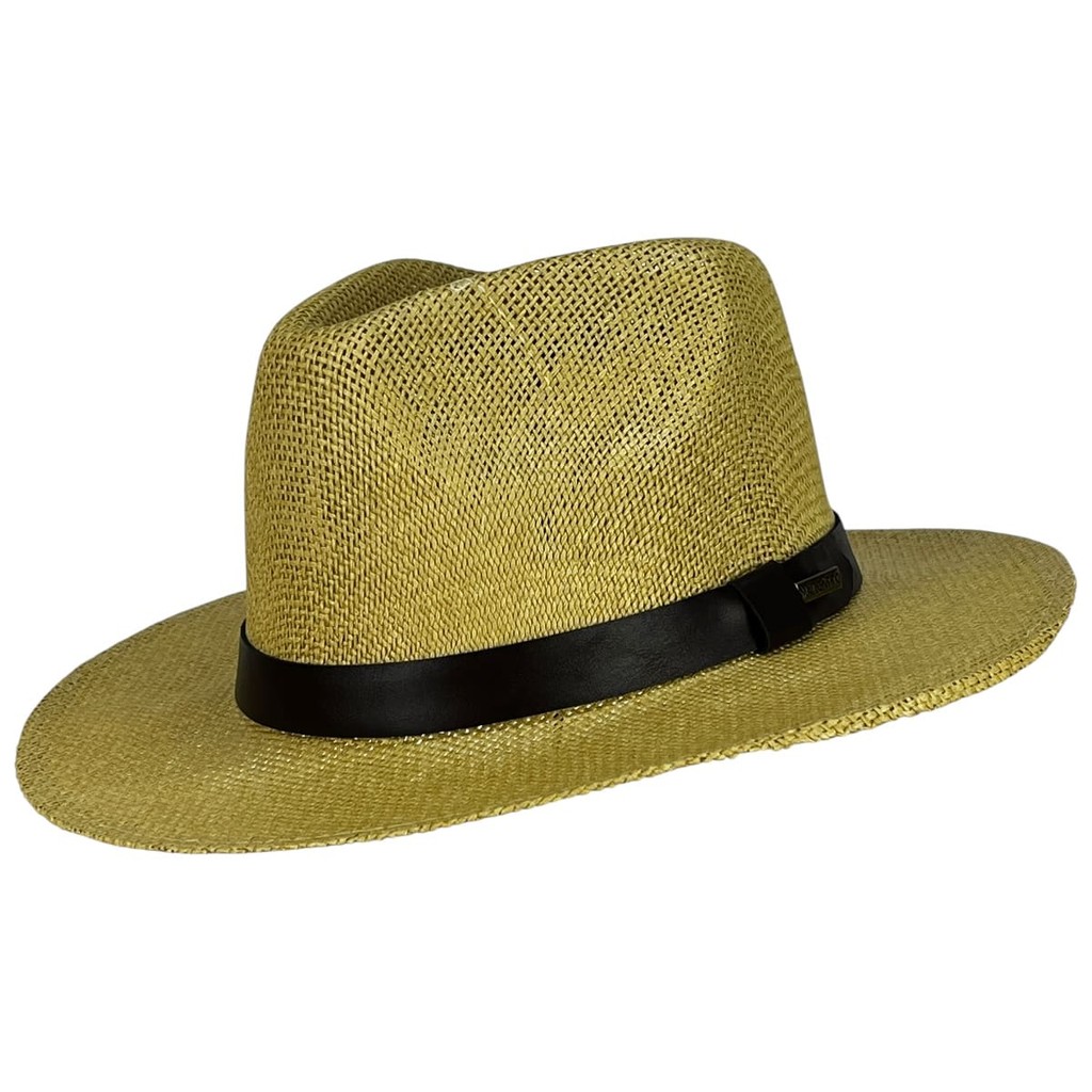Chapéu Outback ABA 7 Palha - Marcatto Modelo Panamá Praia Verão Pesca Lazer Super Resistente e Confortável