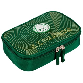 Estojo Escolar Box Para Lápis Palmeiras Oficial Sestini Verde em Oferta na Shopee