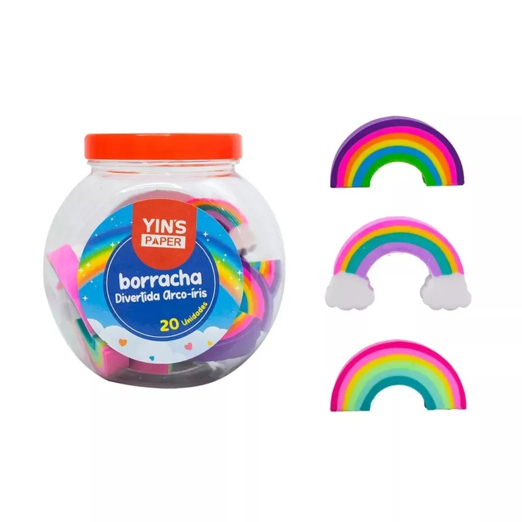 Borracha Divertida Arco-íris - Yin's