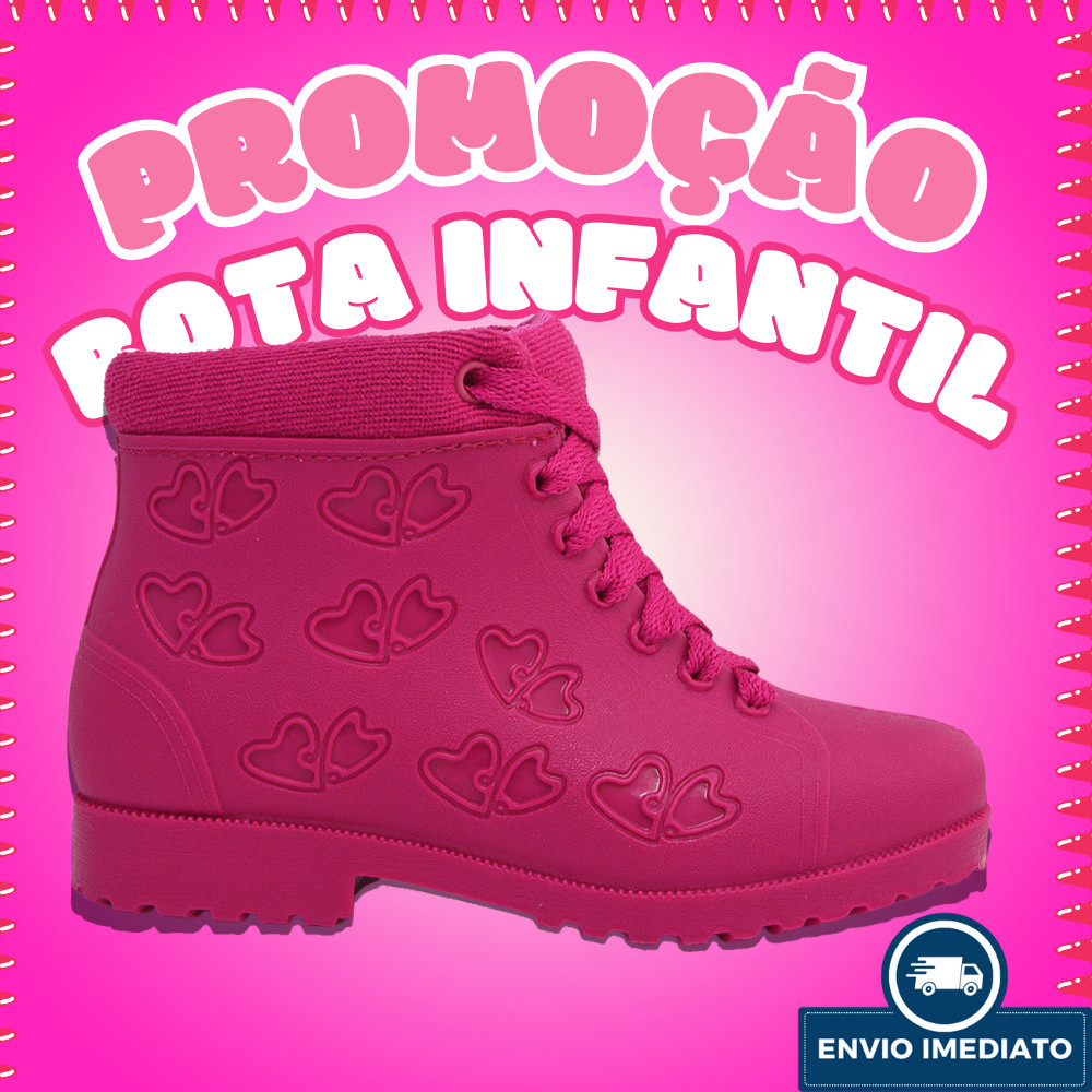 Botinha Infantil feminina outono inverno Coturno Juvenil Super Confortável DIVERSAS CORES PROMOÇÃO