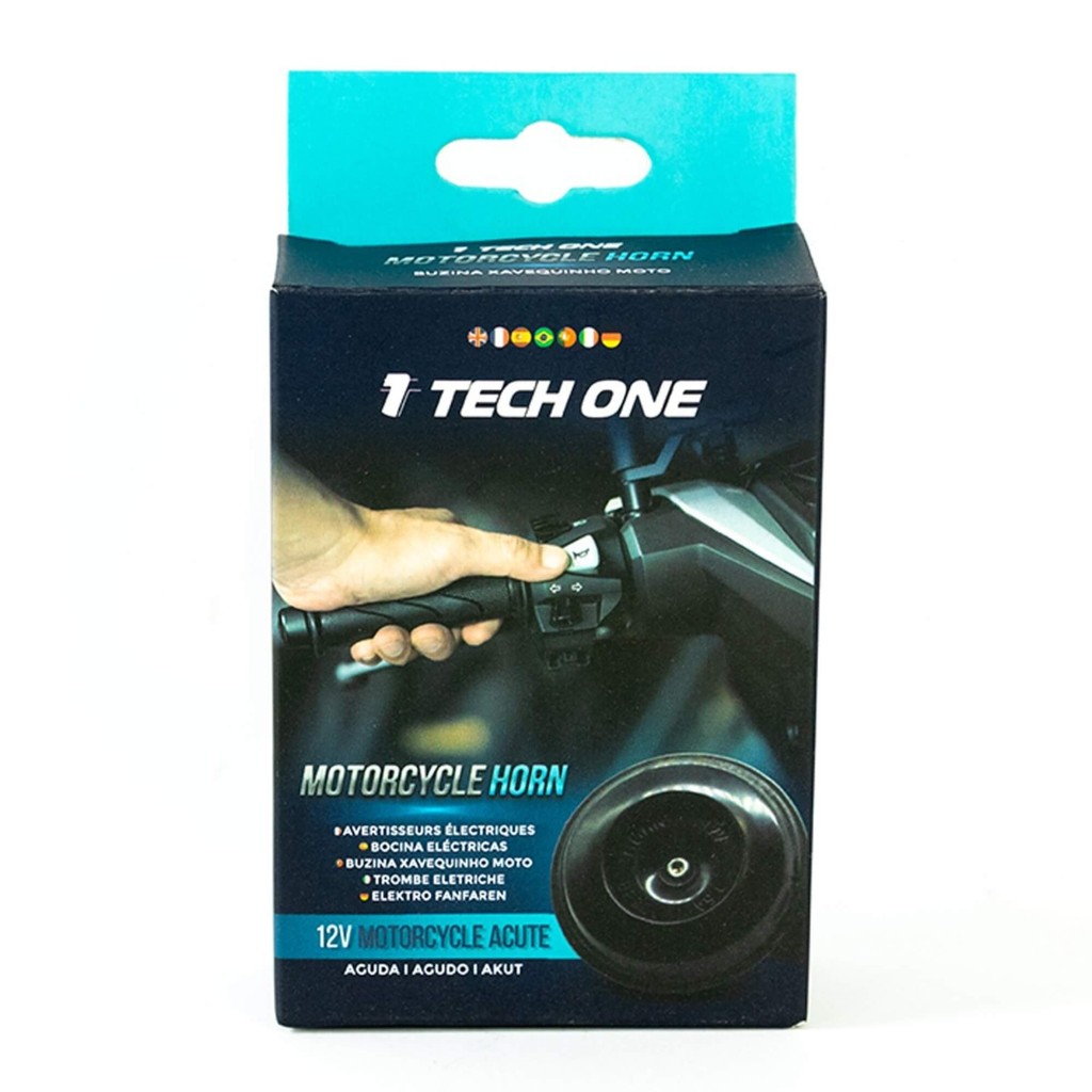 Buzina P/ Moto 12v Xavequinho  2 Terminais Agudo 1 Unidade Tech One - PW-E-3007 em Oferta na Shopee