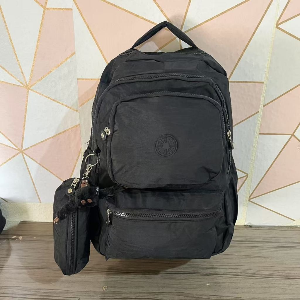 Mochila grande de nylon para escola, trabalho
