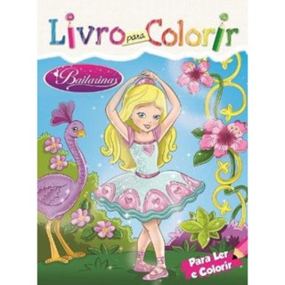 Livro para Colorir - Bailarina em Oferta na Shopee