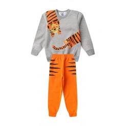 Conjunto Infantil Masculino Tigre De Inverno