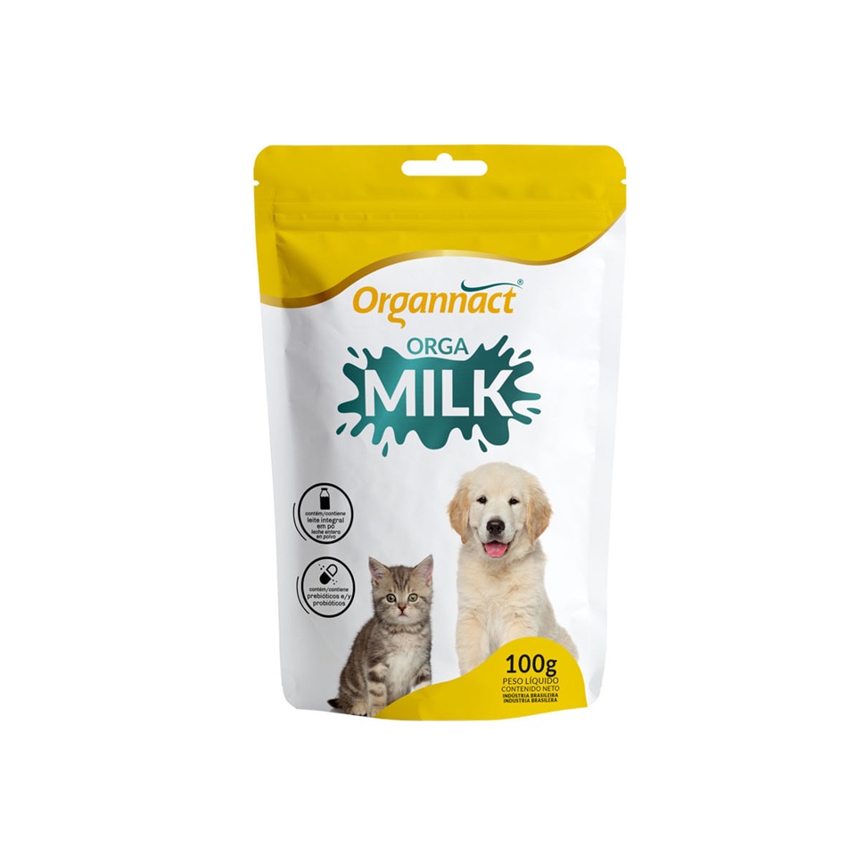 Orga Milk Leite Suplemento Para Cães E Gatos Filhotes 100g em Oferta na Shopee