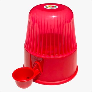 Bebedouro Vida Mansa Polipropileno PP Vermelho Transparente - 2 Litros em Oferta na Shopee