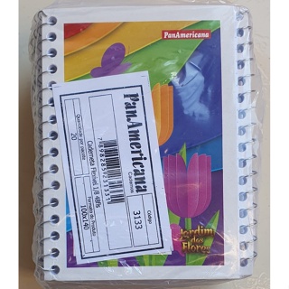 20 Cadernetas 1/8 48 Folhas Capa Flexível ESTAMPAS SORTIDAS Ref. 3133 - Panamericana em Oferta na Shopee