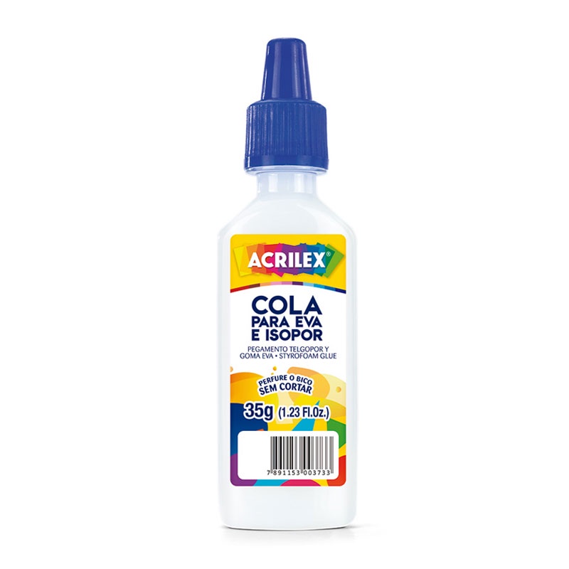 Cola para EVA e isopor 35g 17335 Acrilex - Stationery