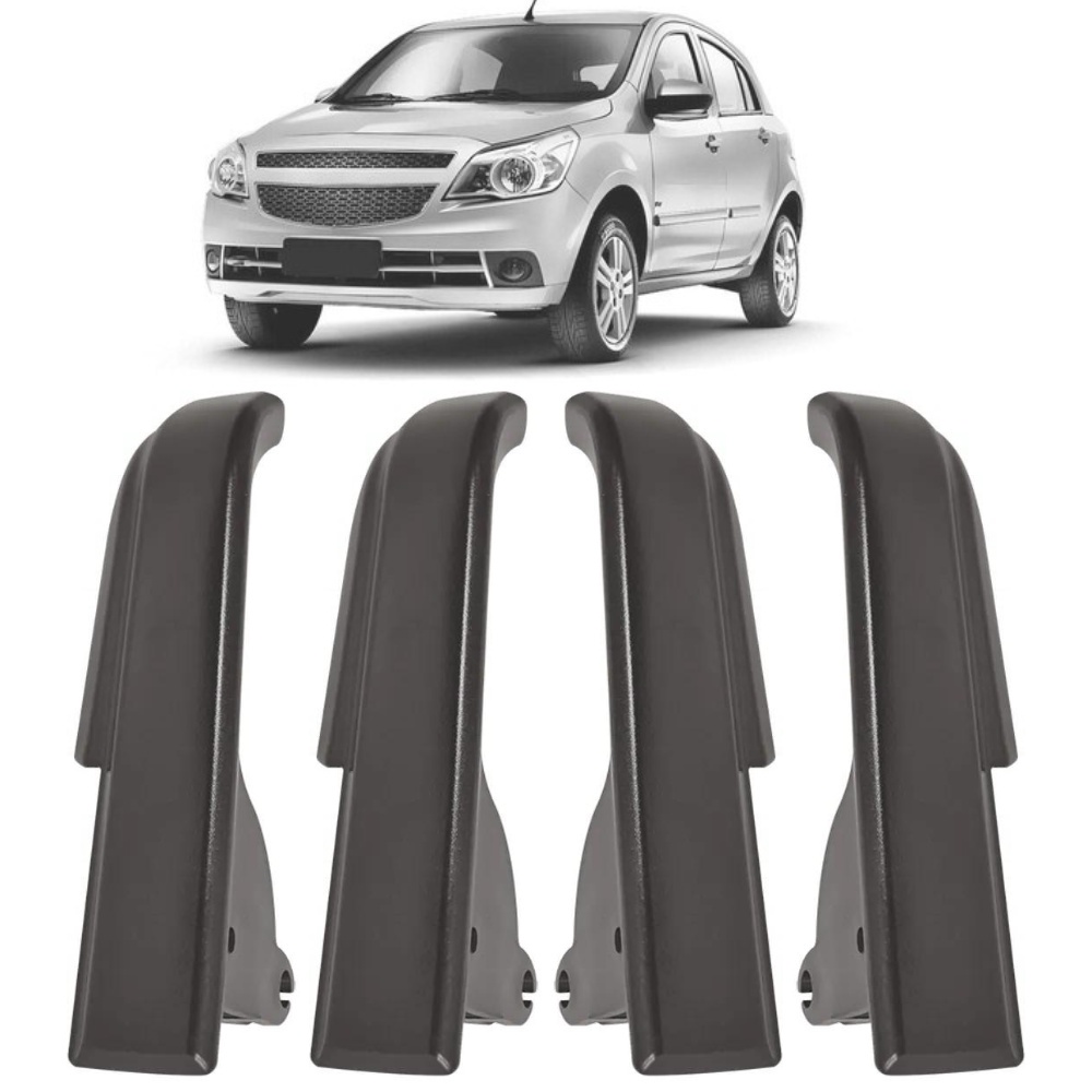 Kit 4 Maçanetas Interna s Dianteira traseira Agile 2009 2014 - Spare Parts and Accessories for Vehicles