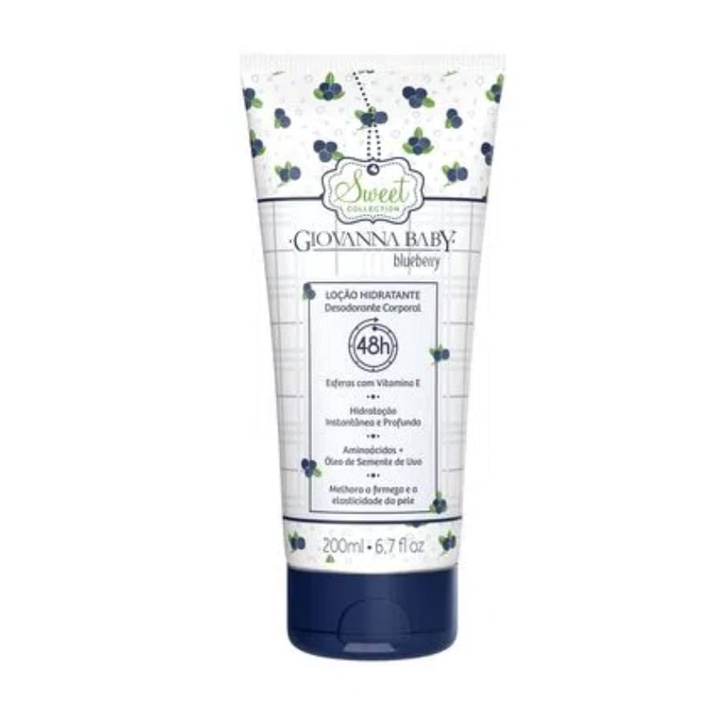 Loção Hidratante Corporal Giovanna Baby Blueberry 200ml