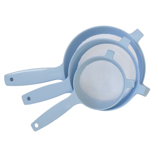Kit Peneiras de Plástico Grande Cor Aleatória 3 peças em Oferta na Shopee