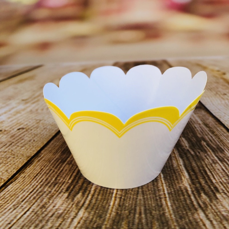 KIT Saia Para Cupcake Francesinha Amarela  12.43  ( Nc Toys Cupcake )