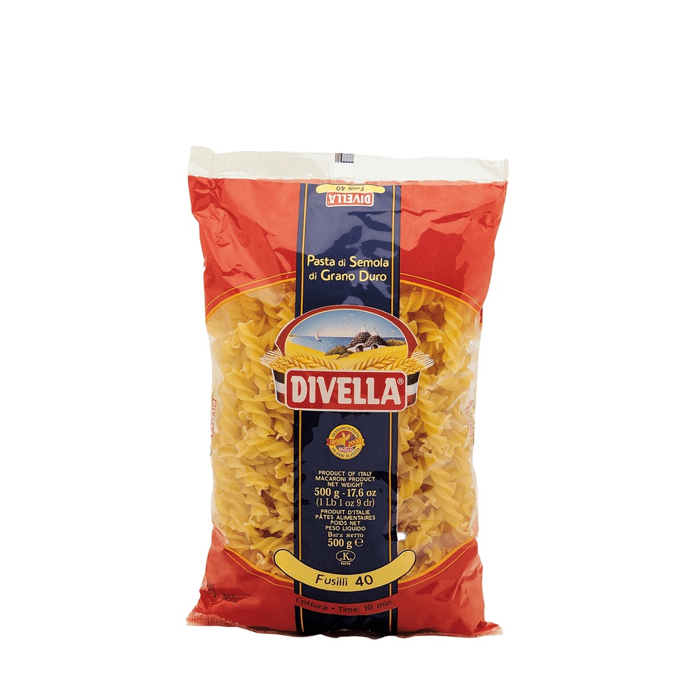 MACARRÃO DIVELLA 40 FUSILLI 500G