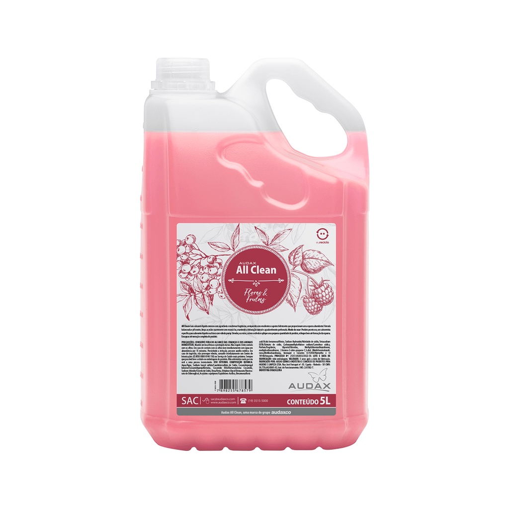 Sabonete Líquido Flores e Frutas 5L All Clean