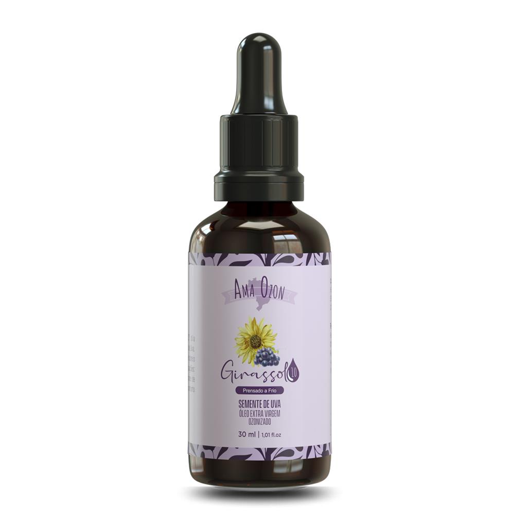 Oleo De Semente de Uva Ozonizado Para Cuidado das Mãos, Braços e Cotovelos Previne Manchas Senil e Envelhecimento 30ml