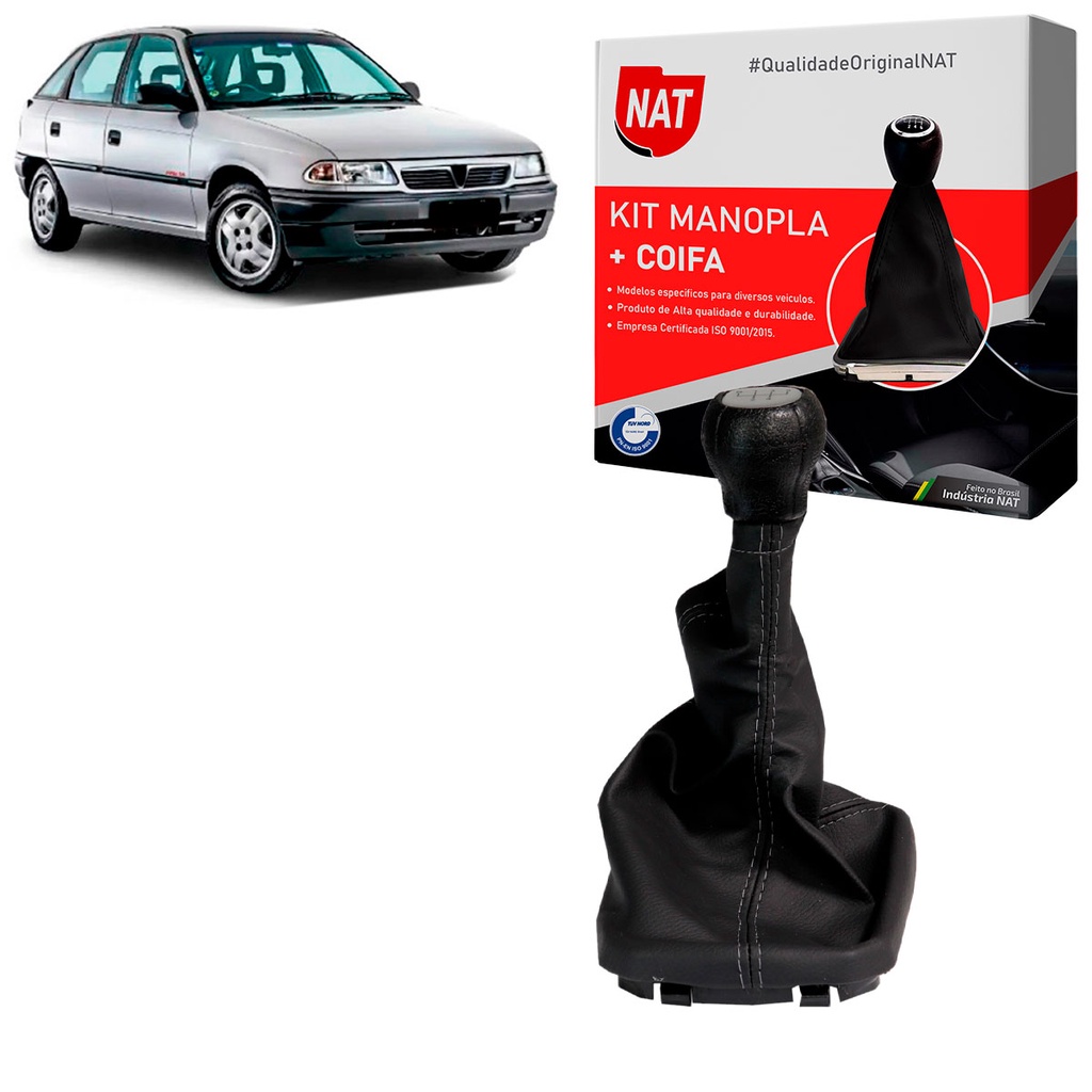 Manopla + Coifa Astra 1995 Até 1996 Mod. Antigo - 5 Marchas em Oferta na Shopee