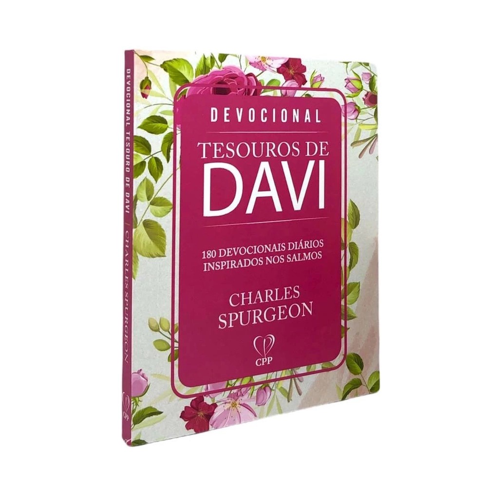 Devocional Tesouros de Davi | Circulo de Flores em Oferta na Shopee