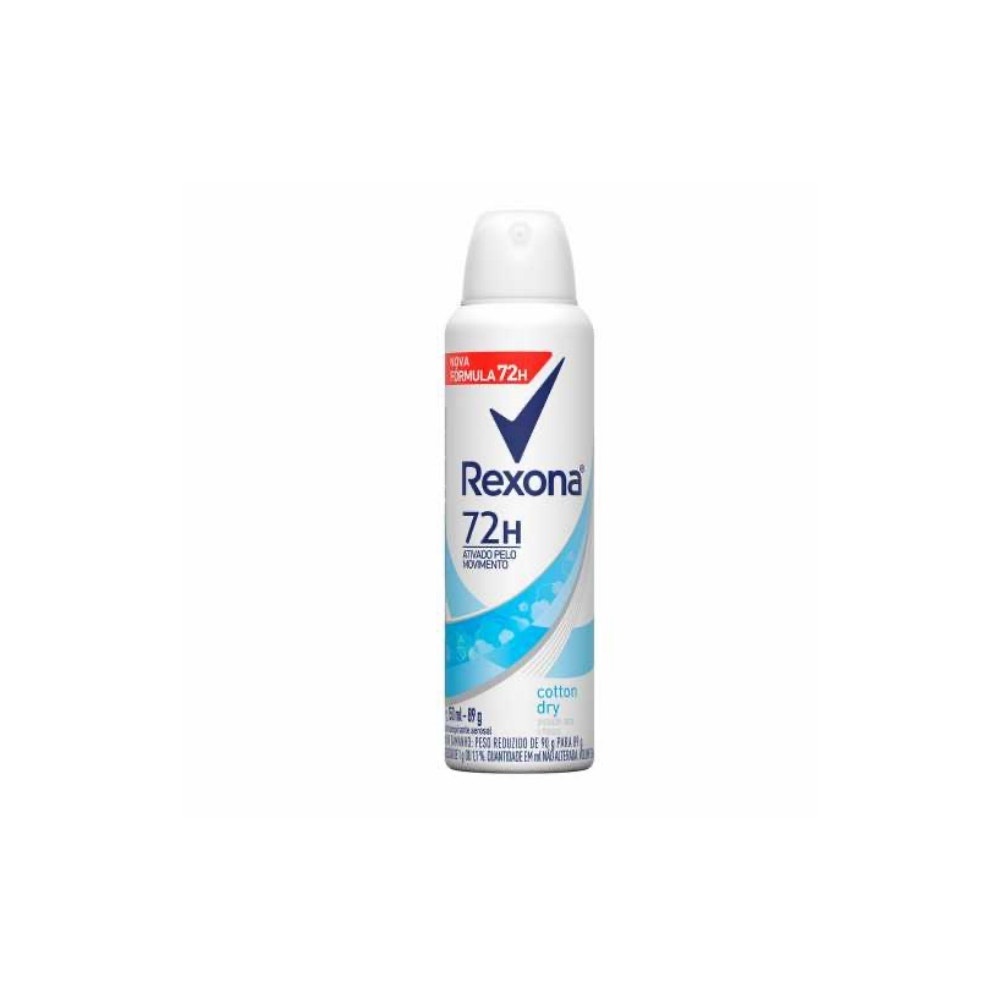Desodorante Aerosol Rexona Feminino Cotton 150ml em Oferta na Shopee