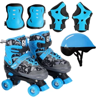 Patins Infantil Com Acessorios Roller Ajustavel Ate 80kg Ajustavel Em 4 Numeros Radical - Dm Toys