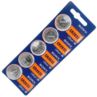 1 Cartela Bateria Sony CR2032 (5 unidades)