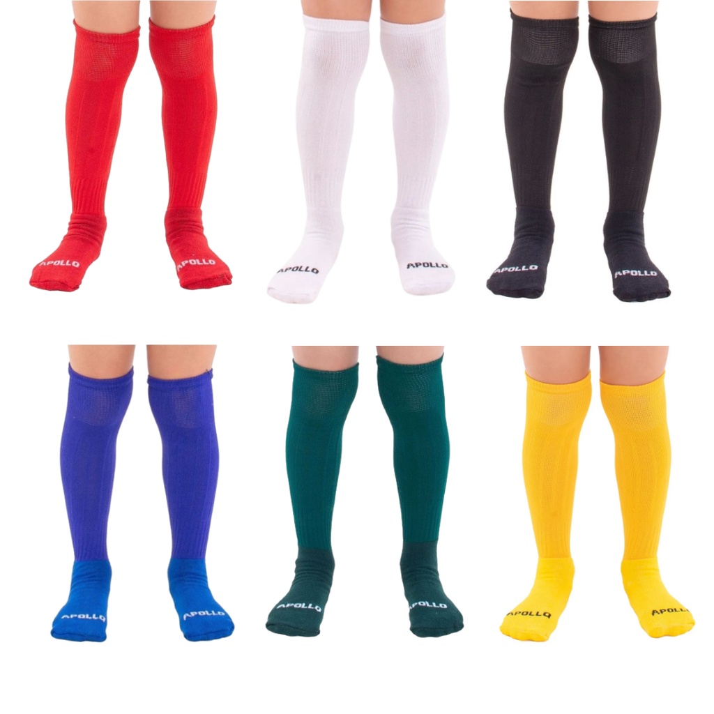 Kit 02 Pares Meião Futebol Infantil Juvenil Bebe Cano Longo Em Cores Sortidas Atoalhado Em Algodão em Oferta na Shopee