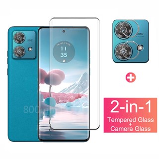 Película Protetora De Vidro e Câmera 9D 2 Em 1 Para Motorola Edge 40 Neo Motorola Moto Edge 40 30 20 Pro Neo Fusion G84 G14 G54 G73 G53 G13 G23 5G