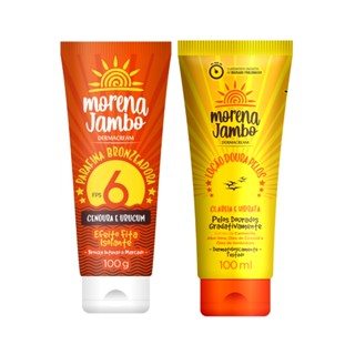 Kit Parafina Bronzeadora E Loção Clareador Pelos Dermacream