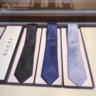 [Gucci / Gravata de Seda de Grande Marca Americana Européia / Gravata de Trabalho Formal Masculino