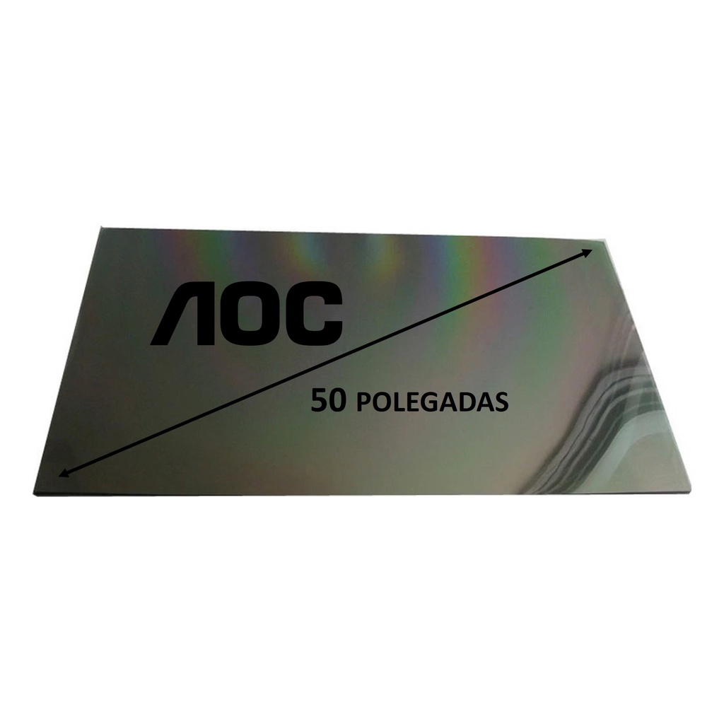 Filme Polarizador TV compatível c/ AOC 50 Polegadas