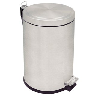 Lixeira Inox Acabamento Scotch Brite com Pedal 5 Litros