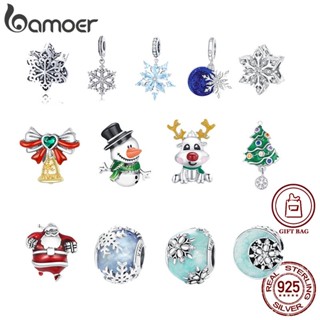 Bamoer Encanta 925 Prata Série Neve Miçanga Para Colar Pulseira DIY