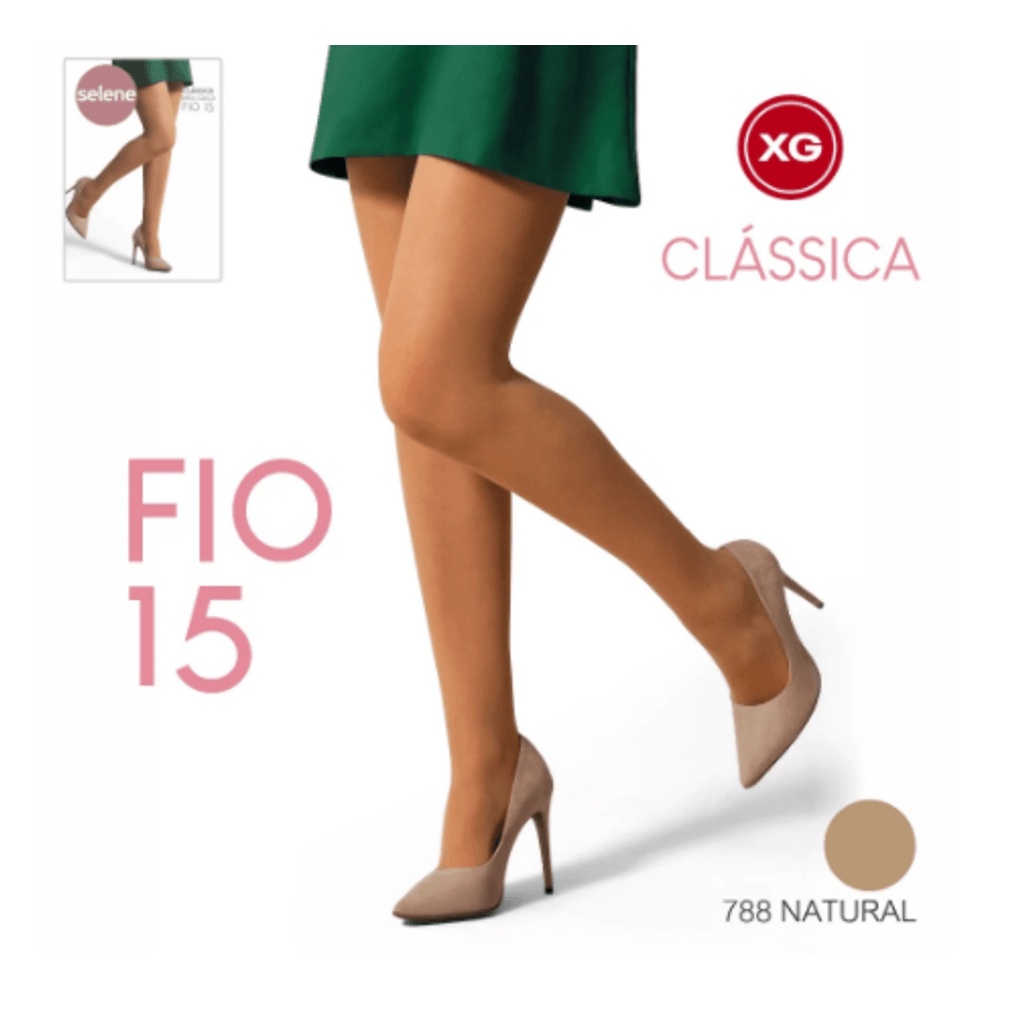 Meia Calça Selene Plus Size Fio 15 Clássica 9120.001 - Women Clothes
