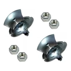 Par Soquete Metal Com Porcas Pisca Lanterna Dianteira Fusca